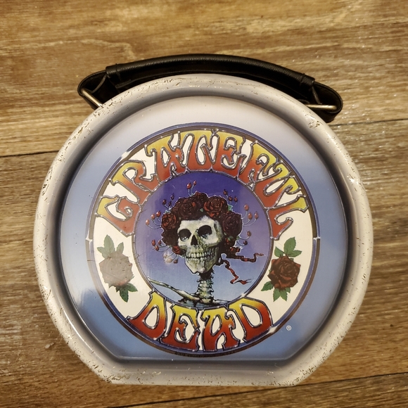 Grateful Dead Rock 'N Roll Drum Tin Tote Vandor 2000 GDP Bertha Case Lunch Box. - Picture 2 of 13